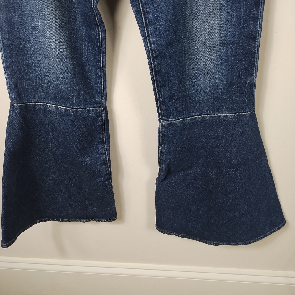 Frame Delavan Flounce Denim Jeans Size 28 - Picture 6 of 8